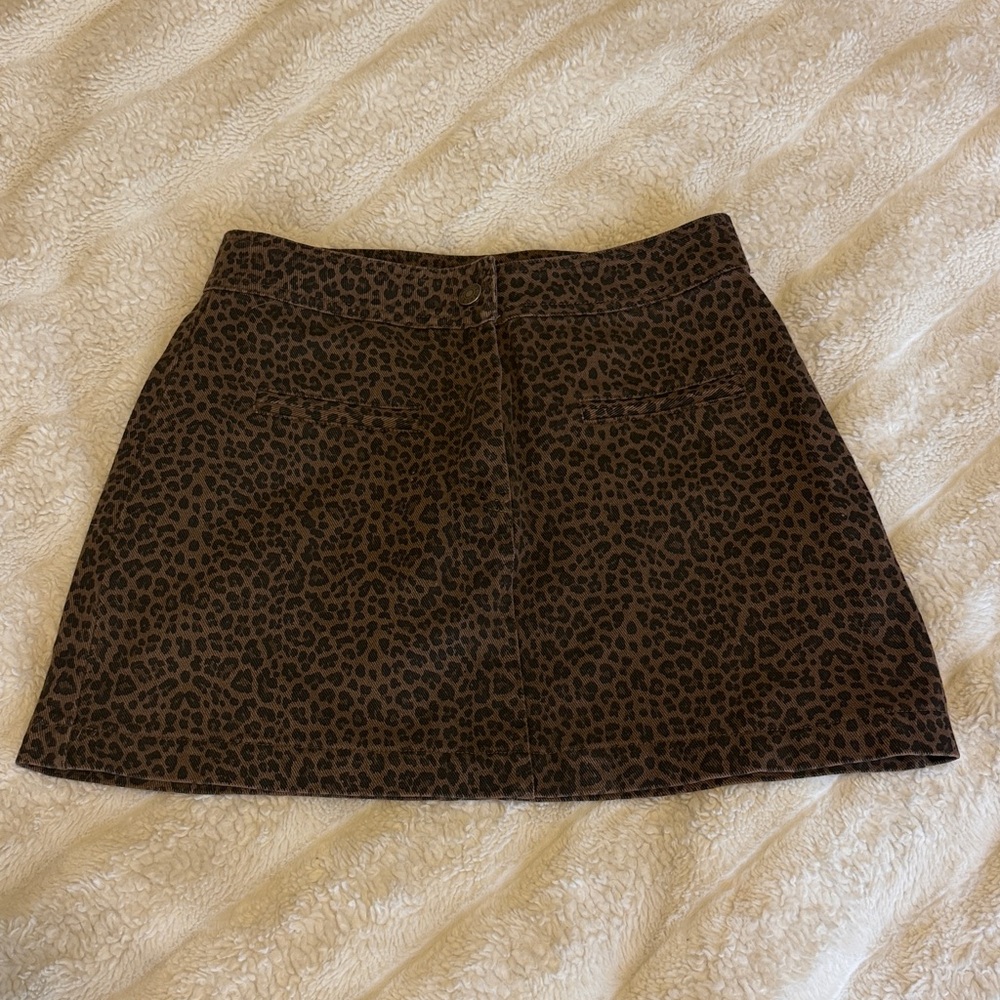 Wild Style Animal Print Mini Skirt
